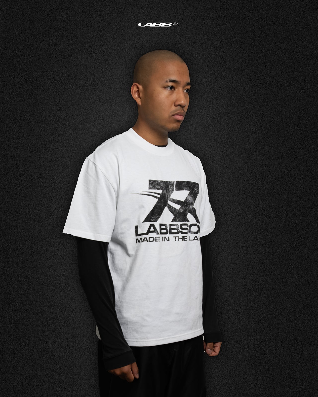 LABBSCO TEE FADED WHITE